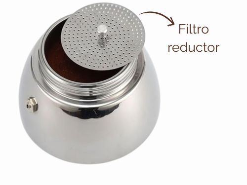 Filtro reductor cafetera italiana 03